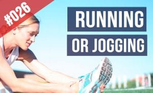 running or jogging
