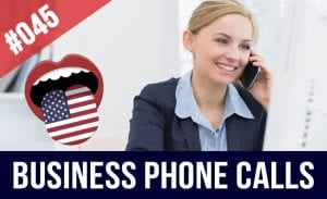 business English telephone calls