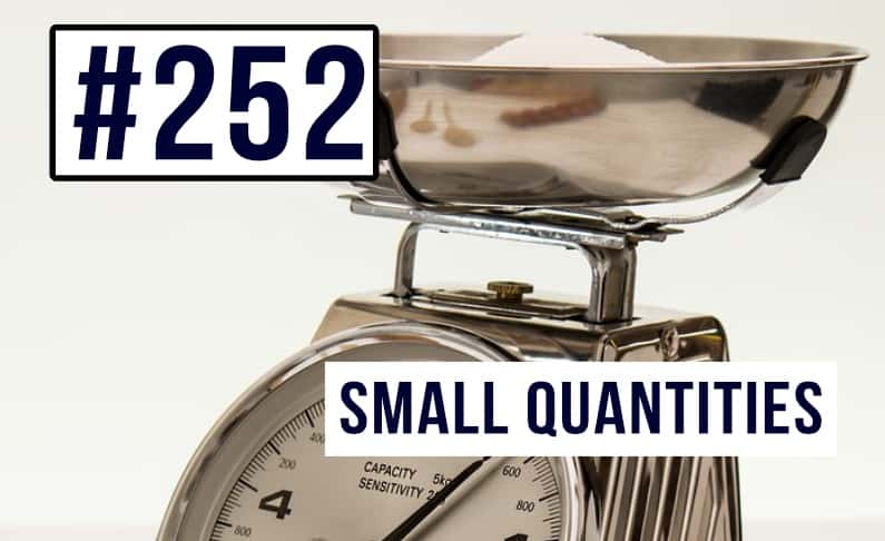 #252 Words and Phrases to Describe Small Quantities in English