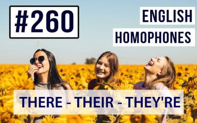 #260 Homophones in English – There, their, they’re
