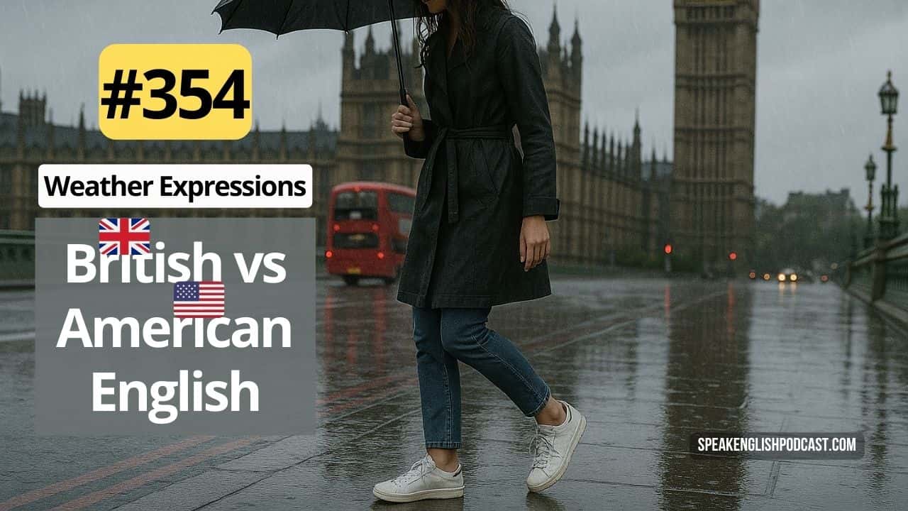 Talking about the weather in English