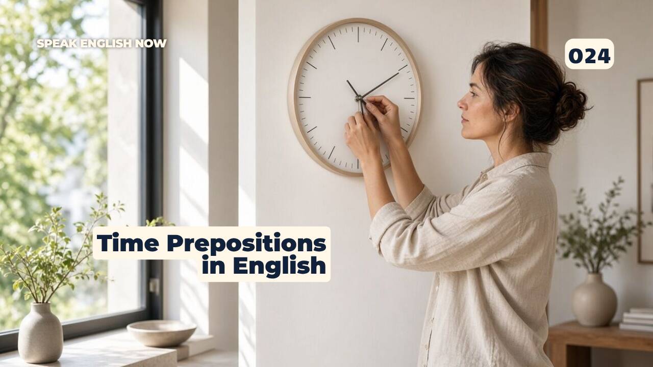 024 Time Prepositions in English