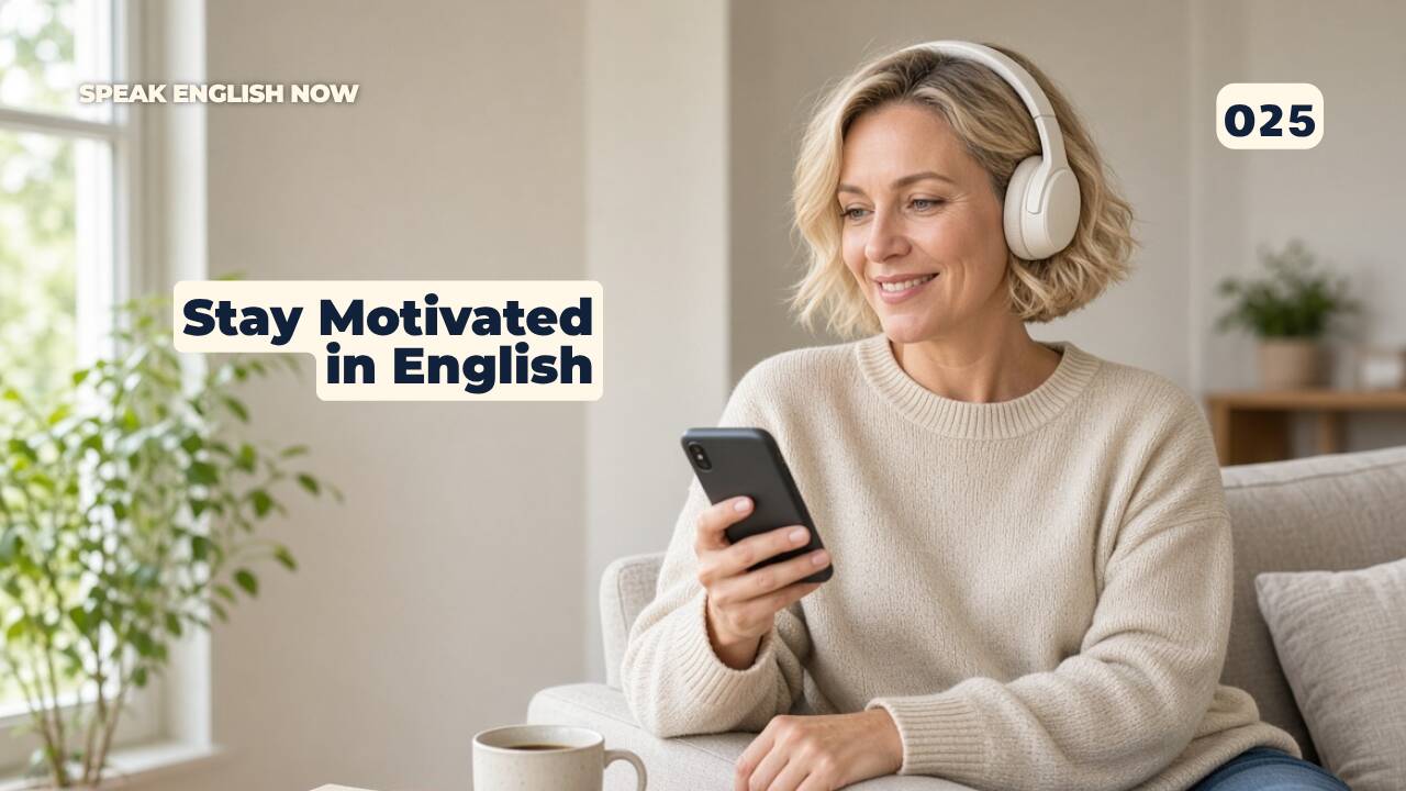 025 Stay Motivated in English