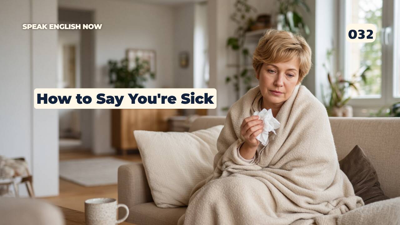 032 How to Say You’re Sick