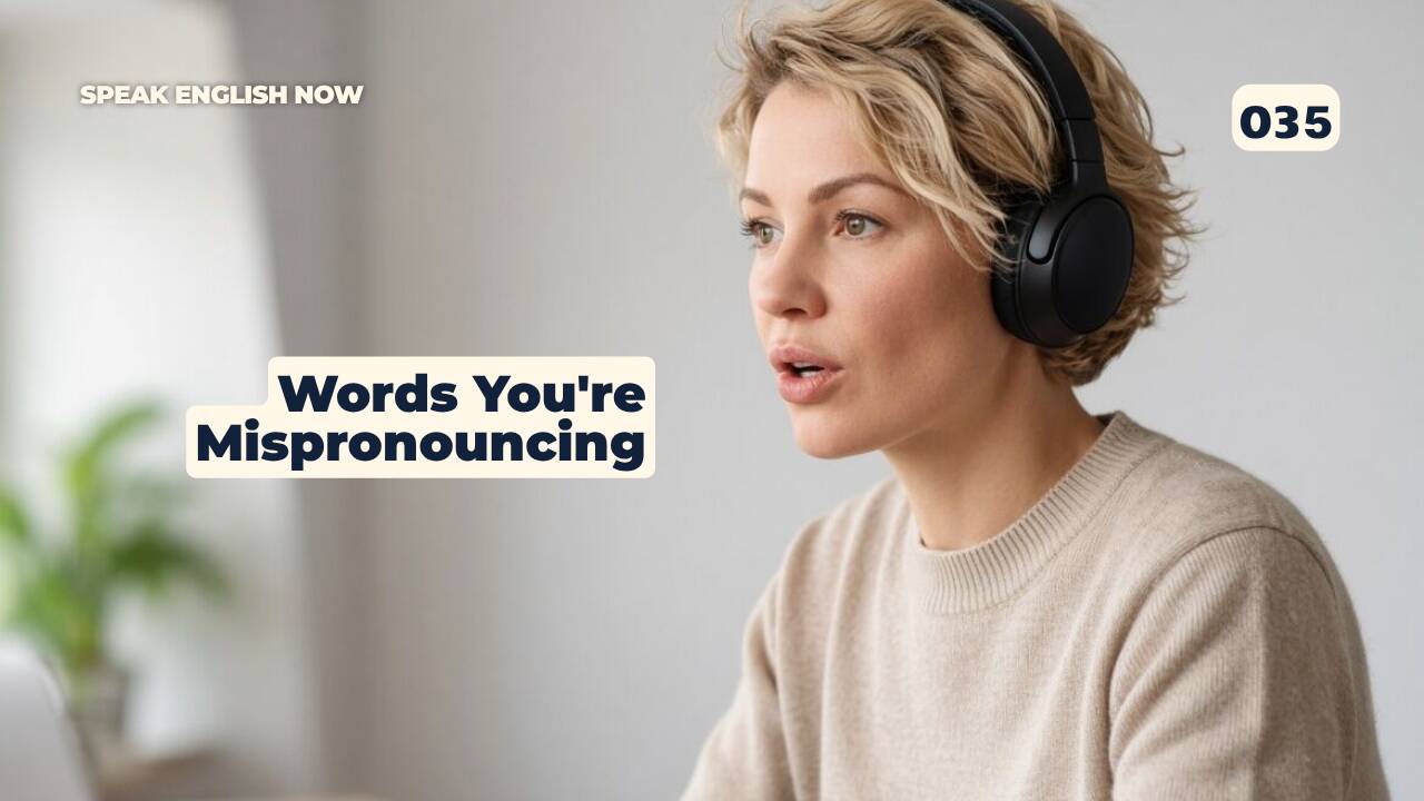 035 Words You’re Mispronouncing