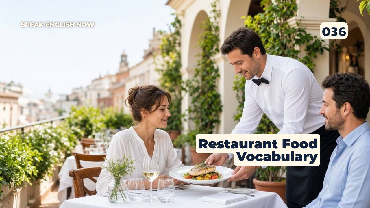 036 Restaurant Food Vocabulary