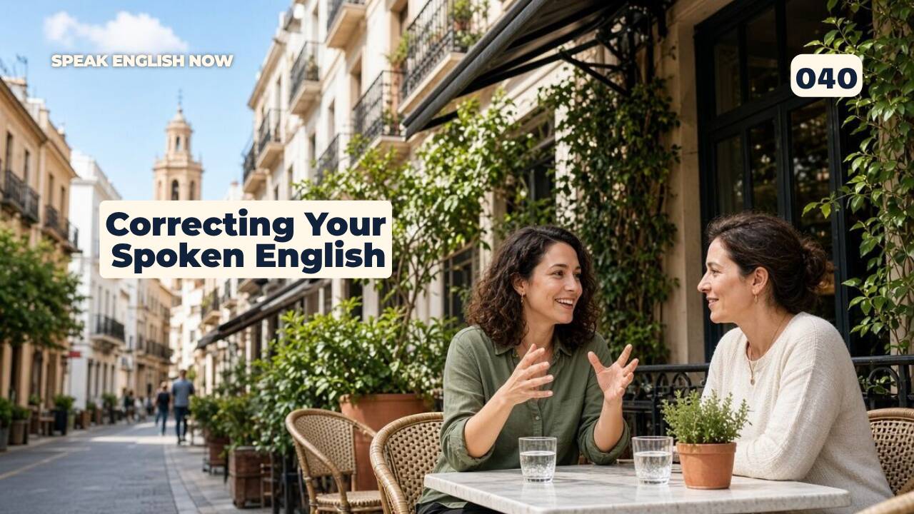 040 Correcting Your Spoken English