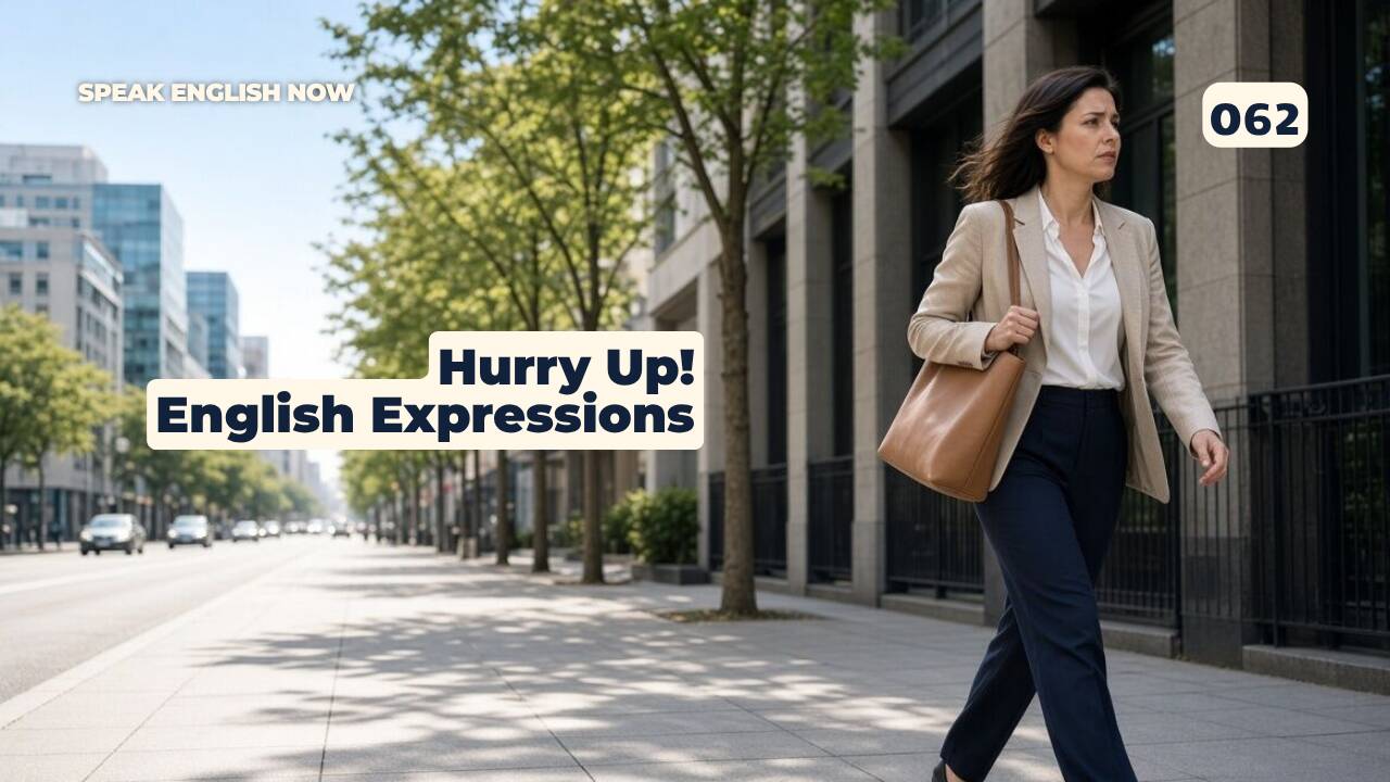 062 Hurry Up! English Expressions