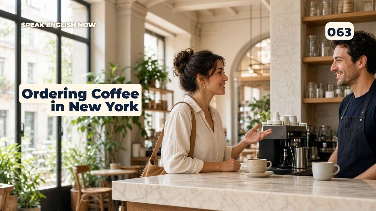 063 Ordering Coffee in New York