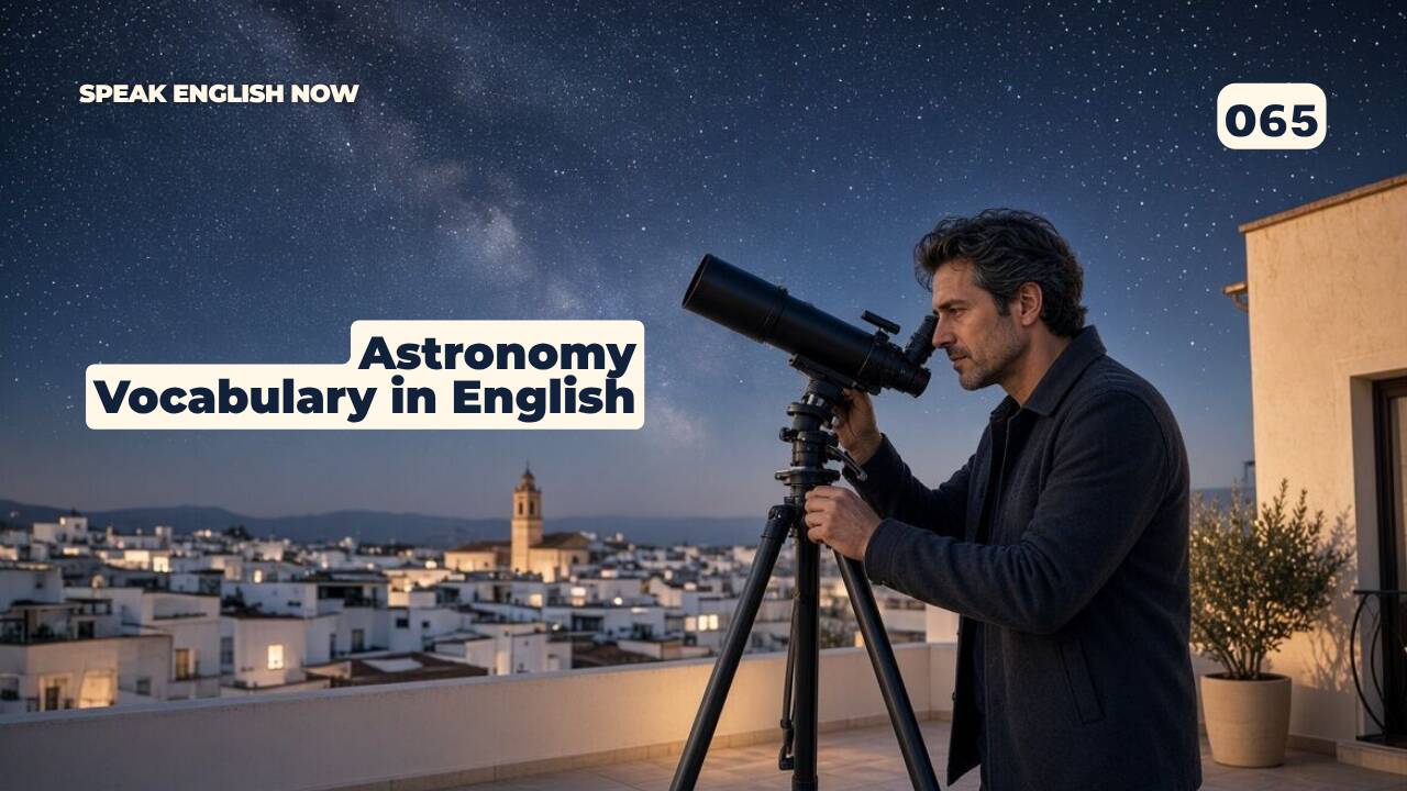 065 Astronomy Vocabulary in English