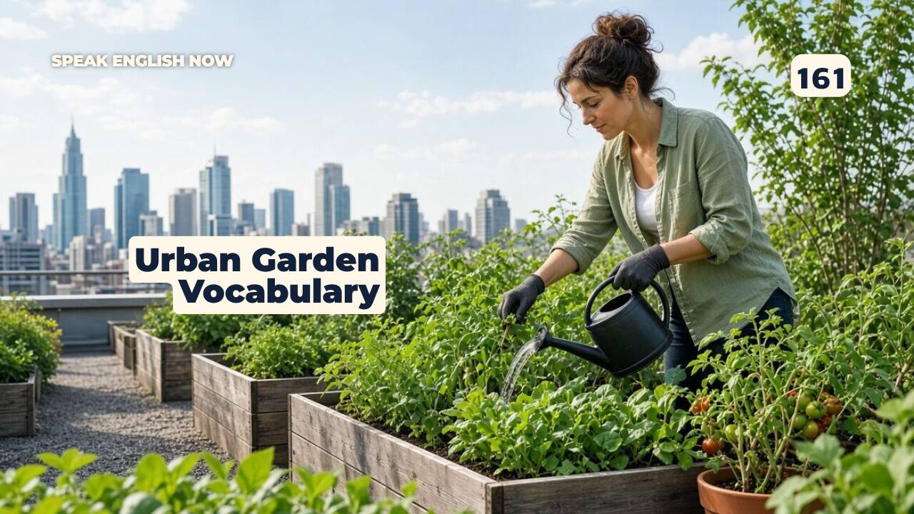 161 Urban Garden Vocabulary