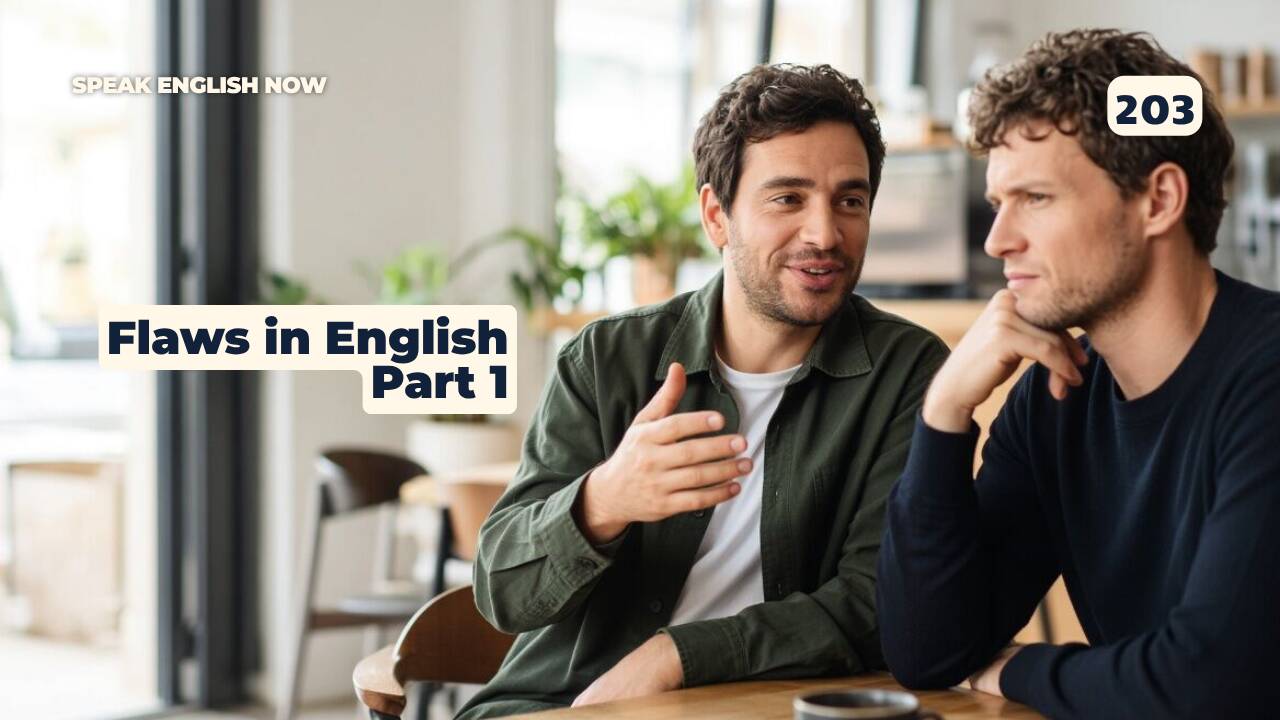 203 Flaws in English — Part 1