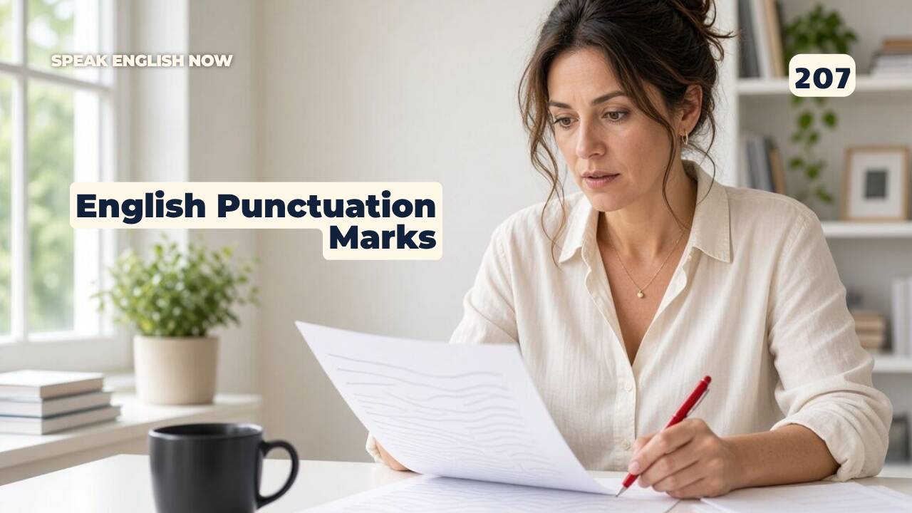 207 English Punctuation Marks
