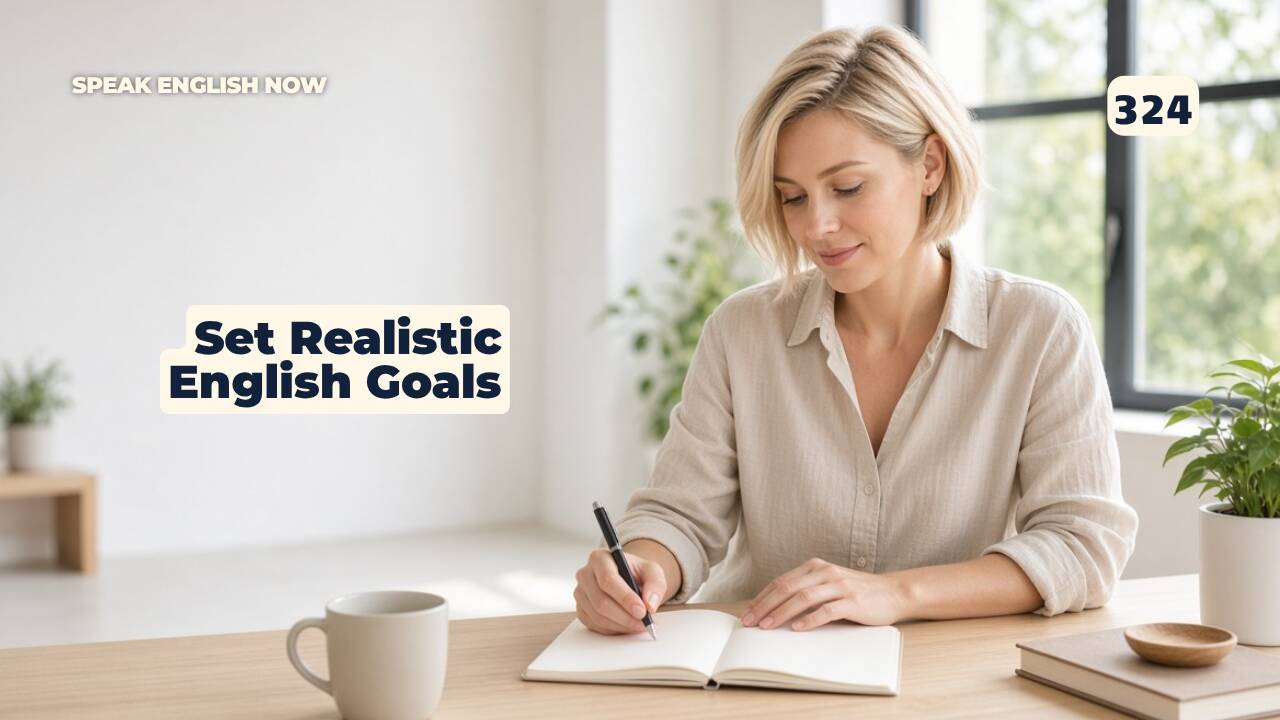 324 Set Realistic English Goals