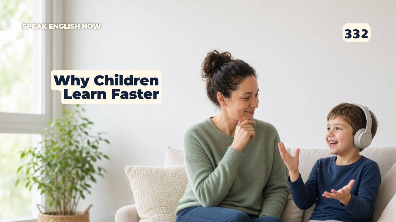 332 Why Children Learn Faster