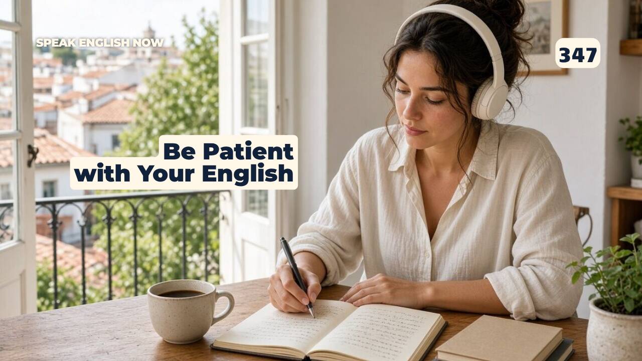 347 Be Patient with Your English
