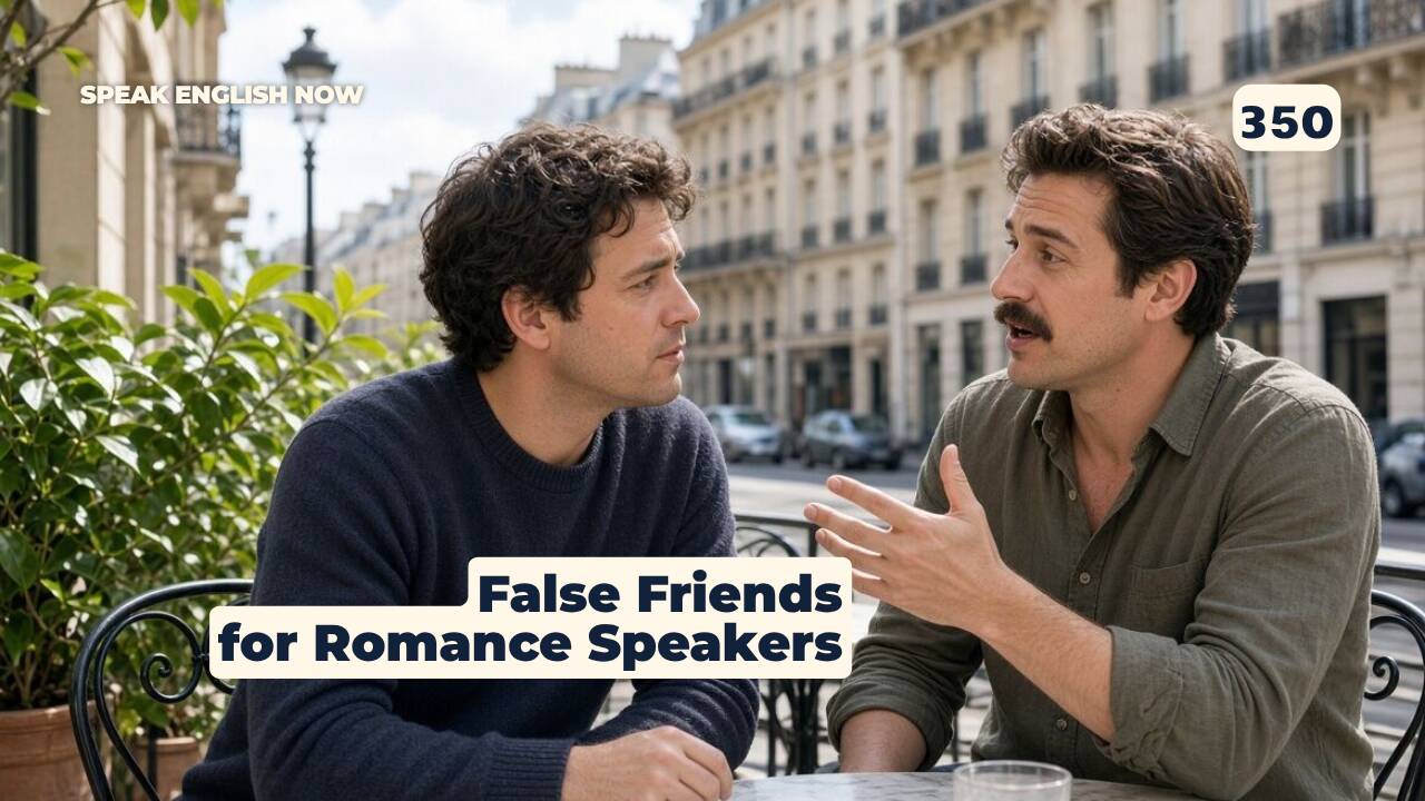 350 False Friends for Romance Speakers