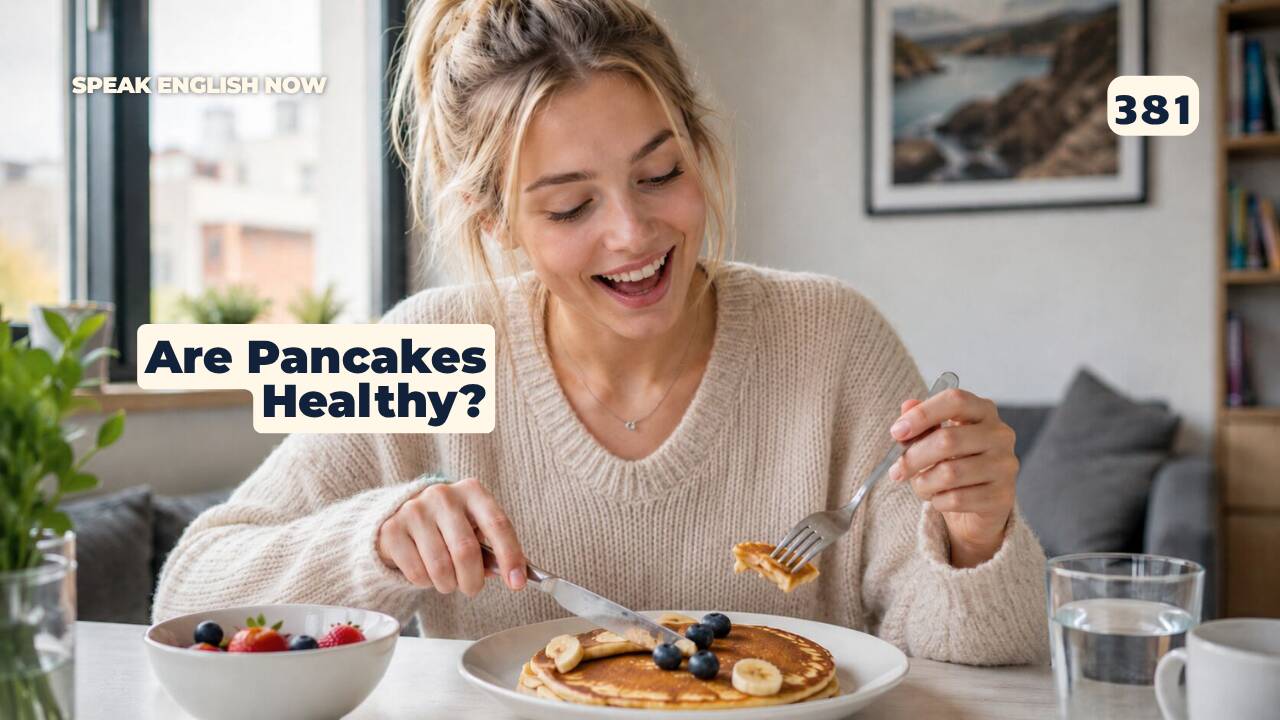 #381 Are Pancakes Healthy? English Food Vocabulary