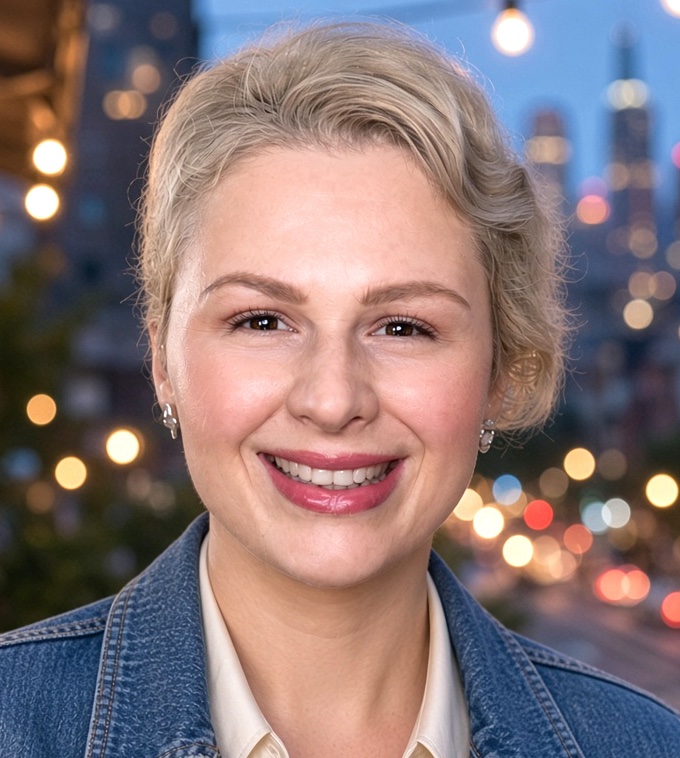Georgiana, creator and host of the Speak English Now Podcast